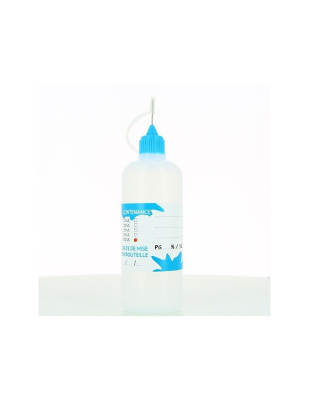 100ml nåleflaske med label