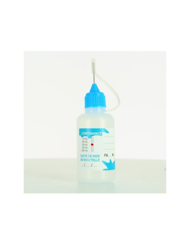 30ml nåleflaske med label